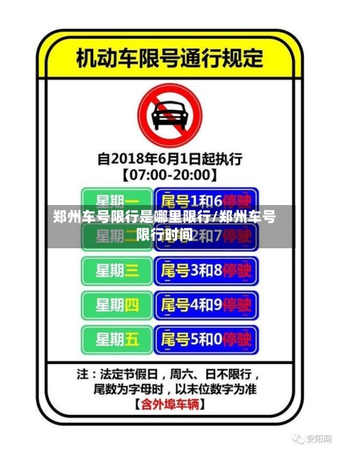 郑州车号限行是哪里限行/郑州车号限行时间-第2张图片
