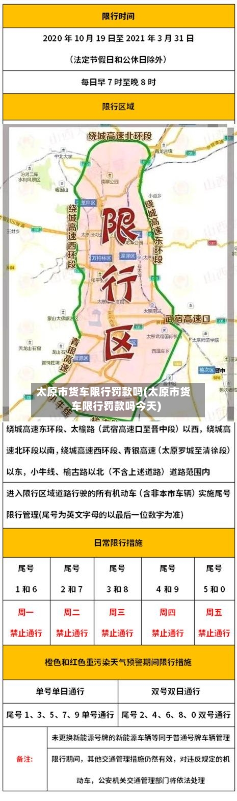 太原市货车限行罚款吗(太原市货车限行罚款吗今天)
