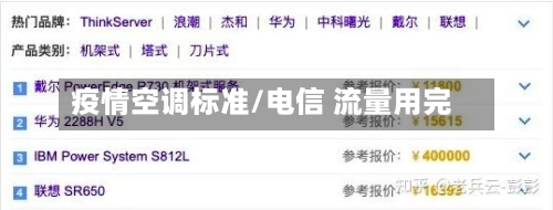 疫情空调标准/电信 流量用完