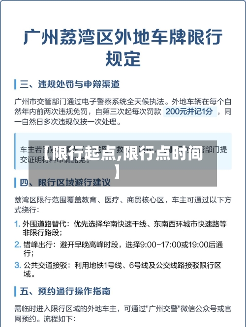 【限行起点,限行点时间】-第2张图片