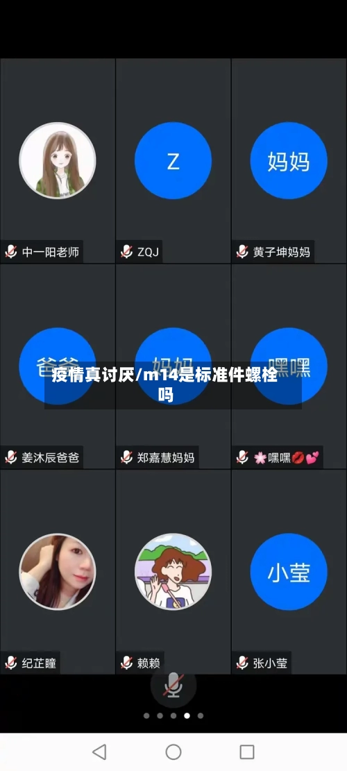 疫情真讨厌/m14是标准件螺栓吗-第2张图片
