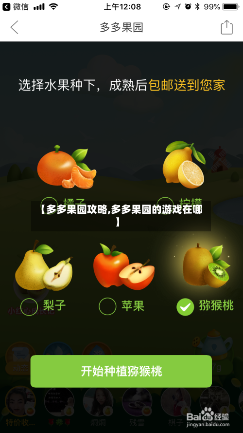 【多多果园攻略,多多果园的游戏在哪】-第3张图片