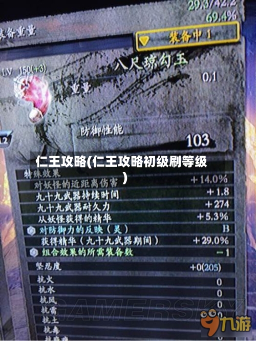 仁王攻略(仁王攻略初级刷等级)
