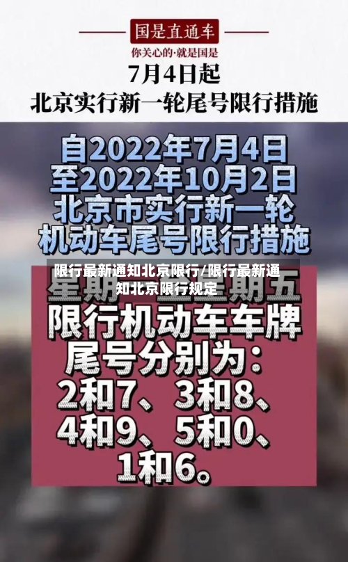 限行最新通知北京限行/限行最新通知北京限行规定