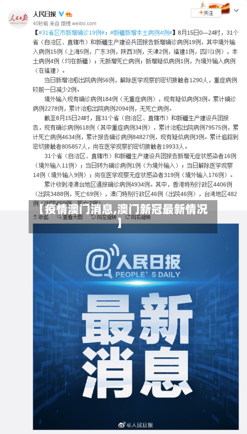 【疫情澳门消息,澳门新冠最新情况】-第3张图片